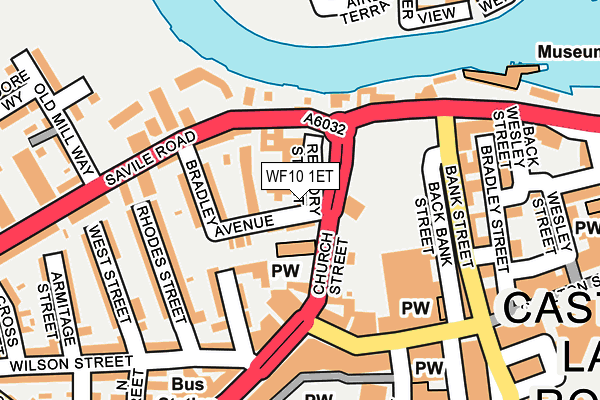 WF10 1ET map - OS OpenMap – Local (Ordnance Survey)
