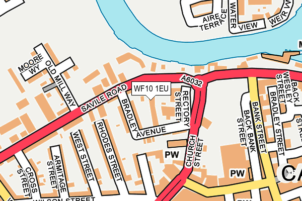 WF10 1EU map - OS OpenMap – Local (Ordnance Survey)