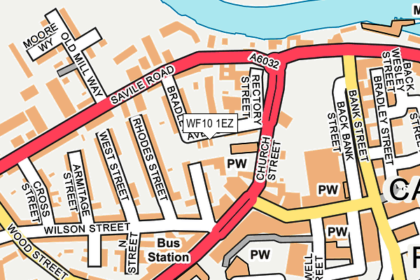 WF10 1EZ map - OS OpenMap – Local (Ordnance Survey)