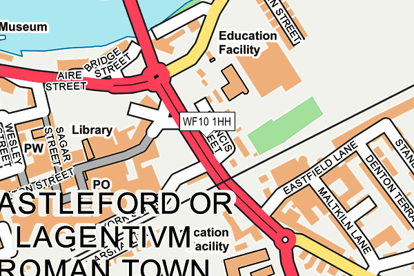 WF10 1HH map - OS OpenMap – Local (Ordnance Survey)