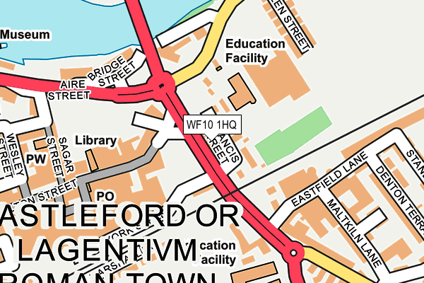 WF10 1HQ map - OS OpenMap – Local (Ordnance Survey)