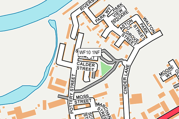 WF10 1NF map - OS OpenMap – Local (Ordnance Survey)