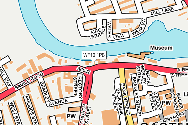 WF10 1PB map - OS OpenMap – Local (Ordnance Survey)