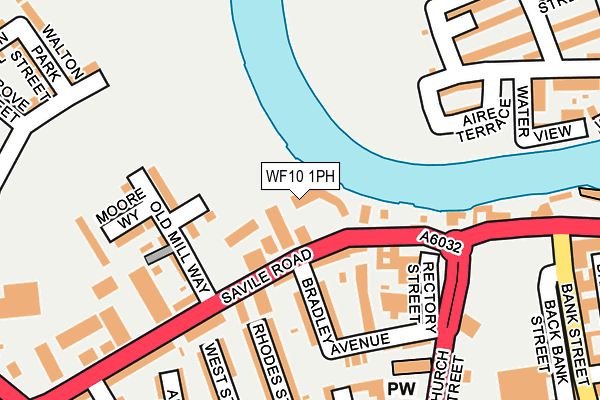 WF10 1PH map - OS OpenMap – Local (Ordnance Survey)