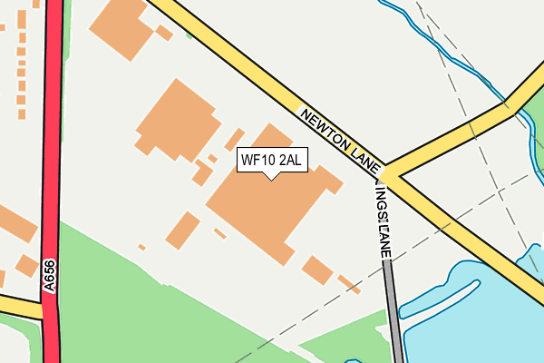 WF10 2AL map - OS OpenMap – Local (Ordnance Survey)