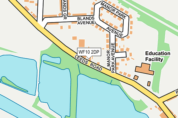 WF10 2DP map - OS OpenMap – Local (Ordnance Survey)