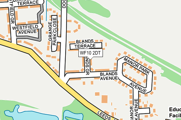 WF10 2DT map - OS OpenMap – Local (Ordnance Survey)