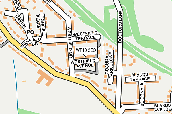 WF10 2EQ map - OS OpenMap – Local (Ordnance Survey)