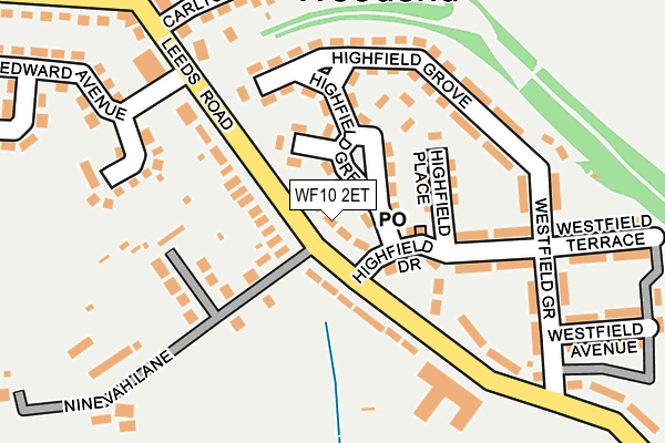 WF10 2ET map - OS OpenMap – Local (Ordnance Survey)