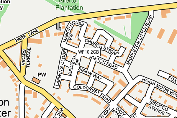 WF10 2GB map - OS OpenMap – Local (Ordnance Survey)