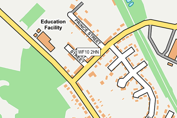 WF10 2HN map - OS OpenMap – Local (Ordnance Survey)