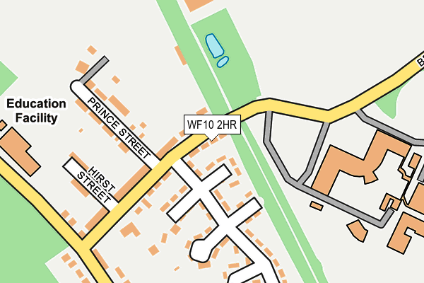 WF10 2HR map - OS OpenMap – Local (Ordnance Survey)