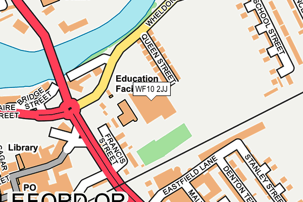 WF10 2JJ map - OS OpenMap – Local (Ordnance Survey)