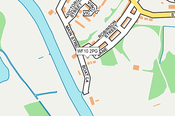 WF10 2PG map - OS OpenMap – Local (Ordnance Survey)