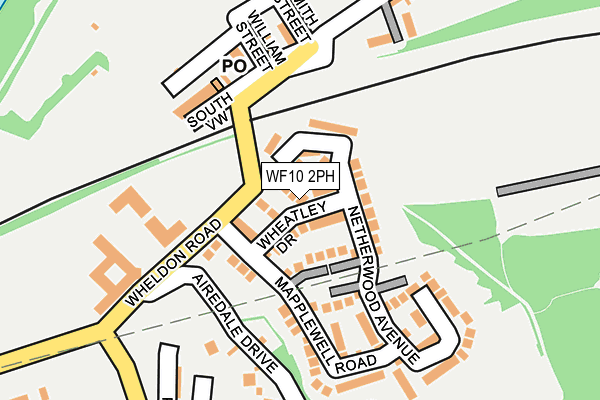 WF10 2PH map - OS OpenMap – Local (Ordnance Survey)