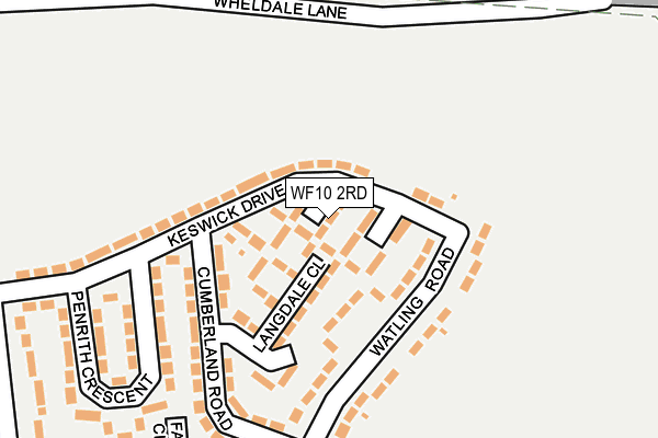 WF10 2RD map - OS OpenMap – Local (Ordnance Survey)
