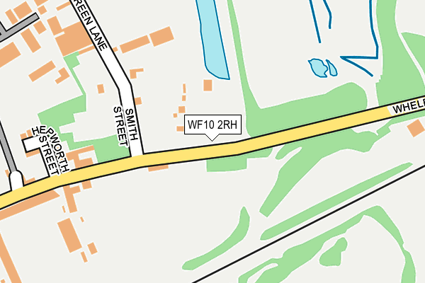 WF10 2RH map - OS OpenMap – Local (Ordnance Survey)