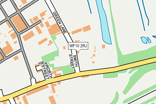 WF10 2RJ map - OS OpenMap – Local (Ordnance Survey)