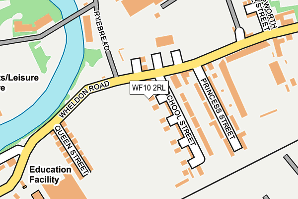 WF10 2RL map - OS OpenMap – Local (Ordnance Survey)