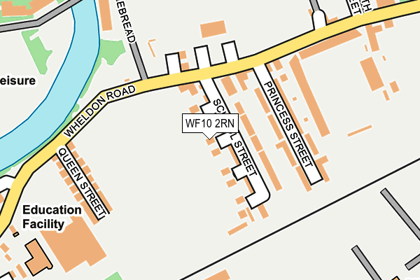 WF10 2RN map - OS OpenMap – Local (Ordnance Survey)