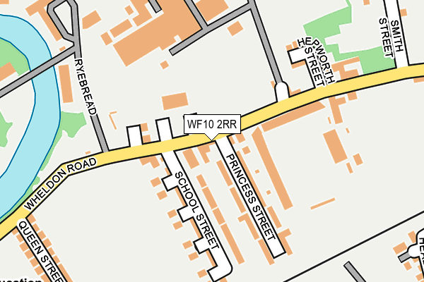 WF10 2RR map - OS OpenMap – Local (Ordnance Survey)
