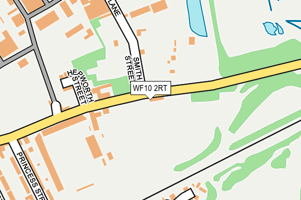 WF10 2RT map - OS OpenMap – Local (Ordnance Survey)