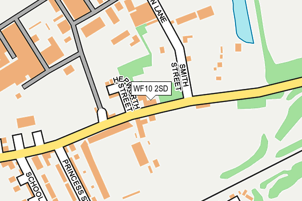 WF10 2SD map - OS OpenMap – Local (Ordnance Survey)