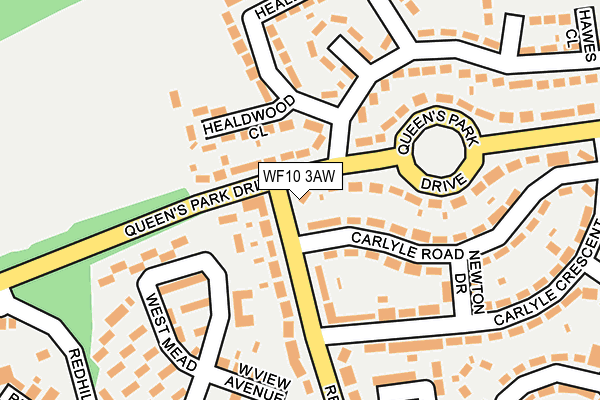 WF10 3AW map - OS OpenMap – Local (Ordnance Survey)