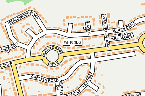 WF10 3DG map - OS OpenMap – Local (Ordnance Survey)