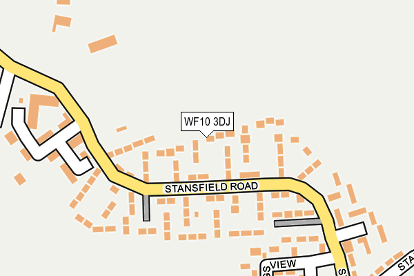 WF10 3DJ map - OS OpenMap – Local (Ordnance Survey)