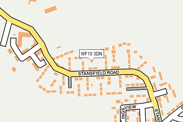WF10 3DN map - OS OpenMap – Local (Ordnance Survey)
