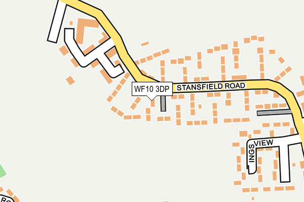 WF10 3DP map - OS OpenMap – Local (Ordnance Survey)