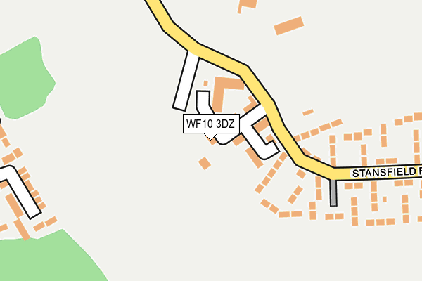 WF10 3DZ map - OS OpenMap – Local (Ordnance Survey)