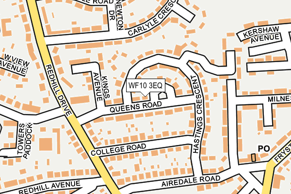 WF10 3EQ map - OS OpenMap – Local (Ordnance Survey)