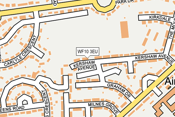 WF10 3EU map - OS OpenMap – Local (Ordnance Survey)
