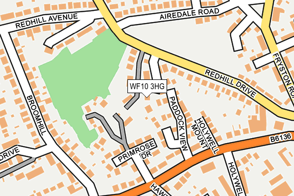WF10 3HG map - OS OpenMap – Local (Ordnance Survey)