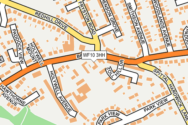 WF10 3HH map - OS OpenMap – Local (Ordnance Survey)
