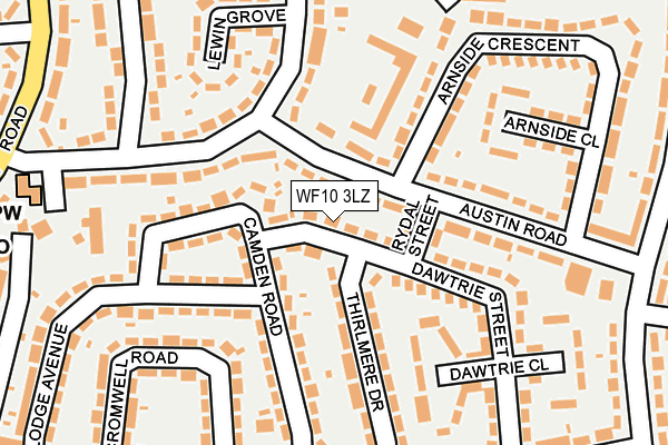 WF10 3LZ map - OS OpenMap – Local (Ordnance Survey)