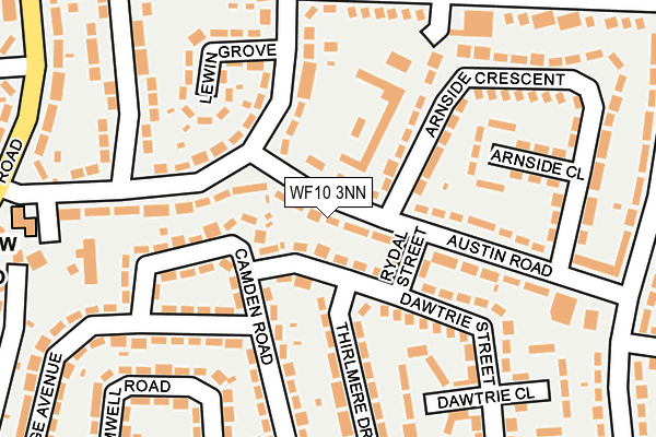 WF10 3NN map - OS OpenMap – Local (Ordnance Survey)