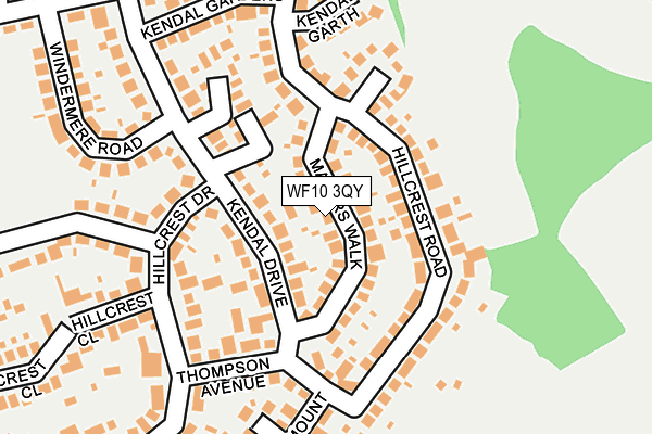 WF10 3QY map - OS OpenMap – Local (Ordnance Survey)