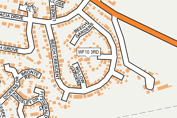 WF10 3RD map - OS OpenMap – Local (Ordnance Survey)