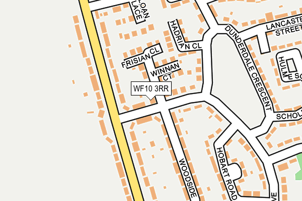 WF10 3RR map - OS OpenMap – Local (Ordnance Survey)