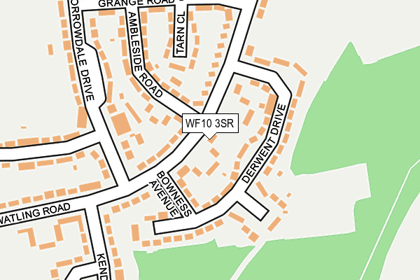 WF10 3SR map - OS OpenMap – Local (Ordnance Survey)