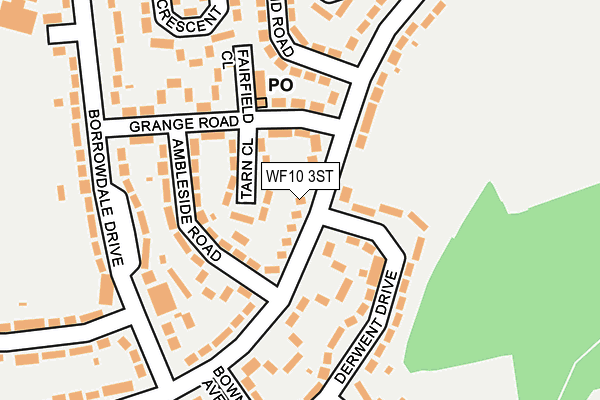 WF10 3ST map - OS OpenMap – Local (Ordnance Survey)