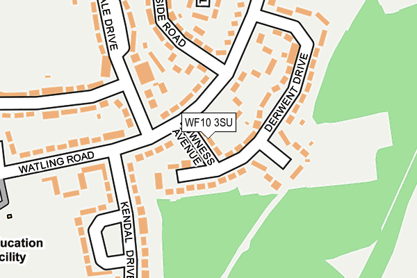 WF10 3SU map - OS OpenMap – Local (Ordnance Survey)