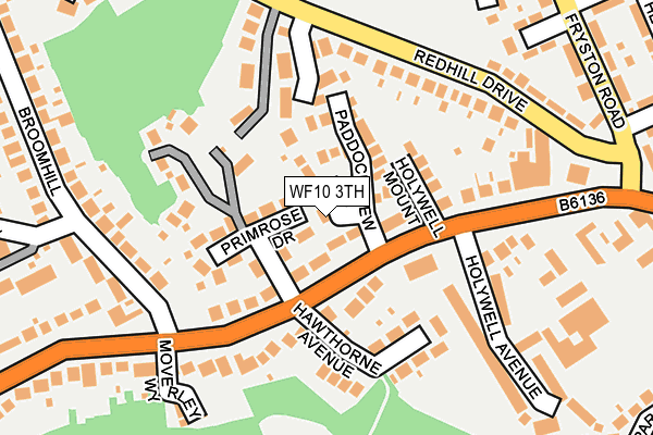 WF10 3TH map - OS OpenMap – Local (Ordnance Survey)