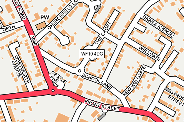 WF10 4DG map - OS OpenMap – Local (Ordnance Survey)