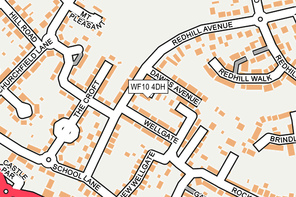 WF10 4DH map - OS OpenMap – Local (Ordnance Survey)