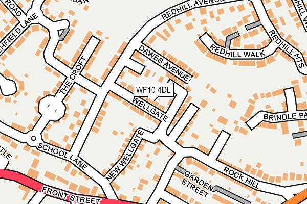 WF10 4DL map - OS OpenMap – Local (Ordnance Survey)
