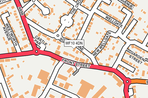 WF10 4DN map - OS OpenMap – Local (Ordnance Survey)